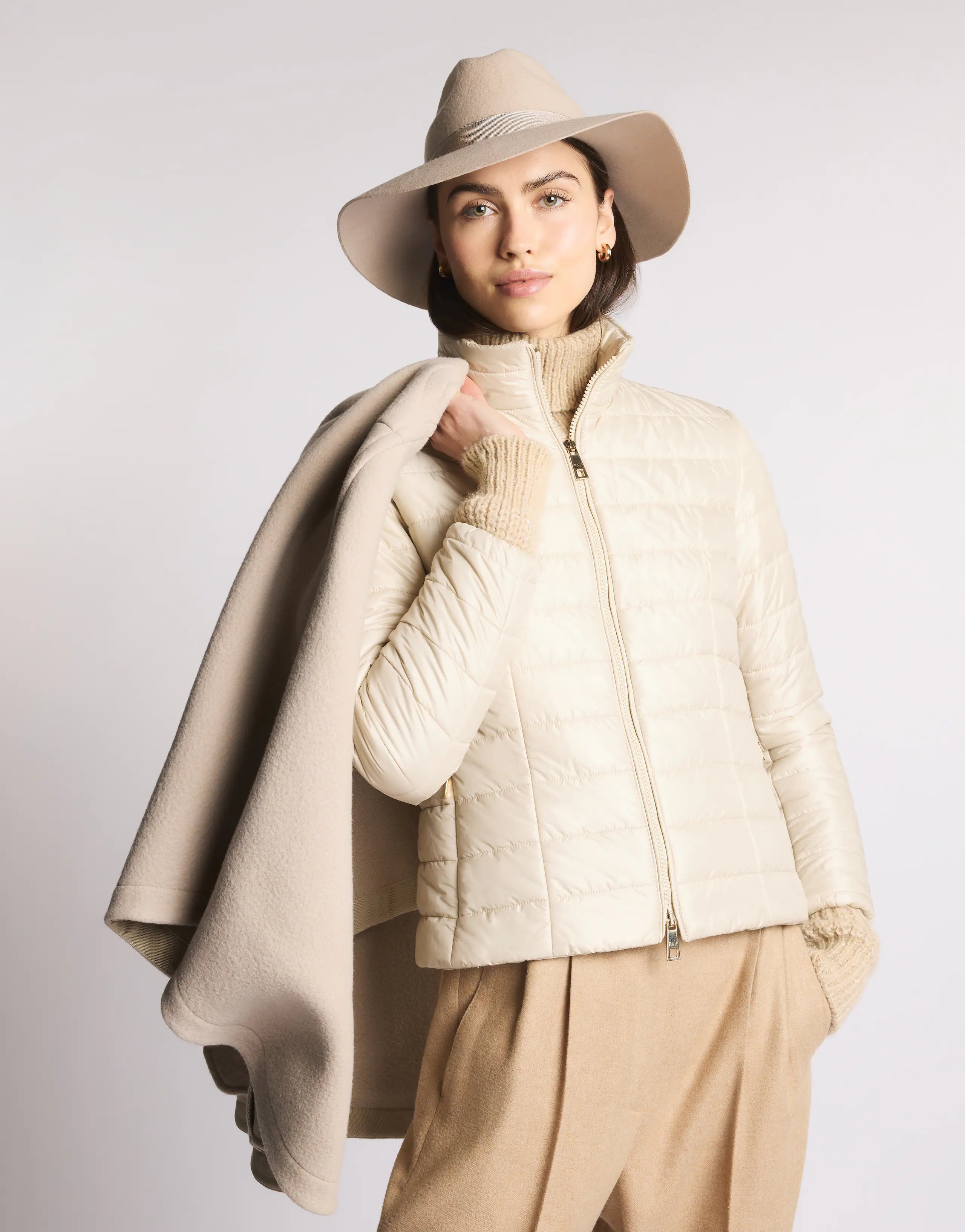 Fay Mantella 3 in 1 Double-face in Lana e Cashmere